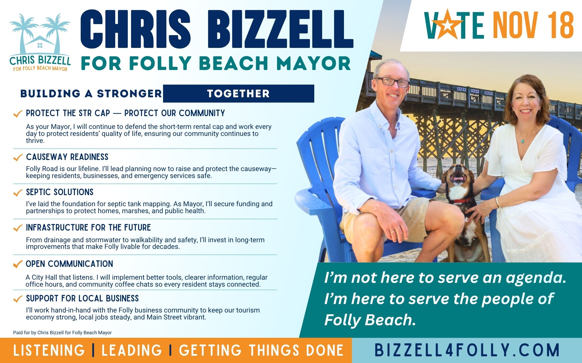 Vote Chris Bizzell: A Forward-Looking Choice for Folly Beach